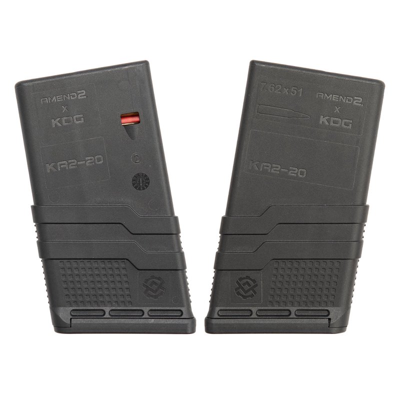 Amend2 Mod-3 SCAR 17 7.62x51 20-Round Polymer Magazine Black