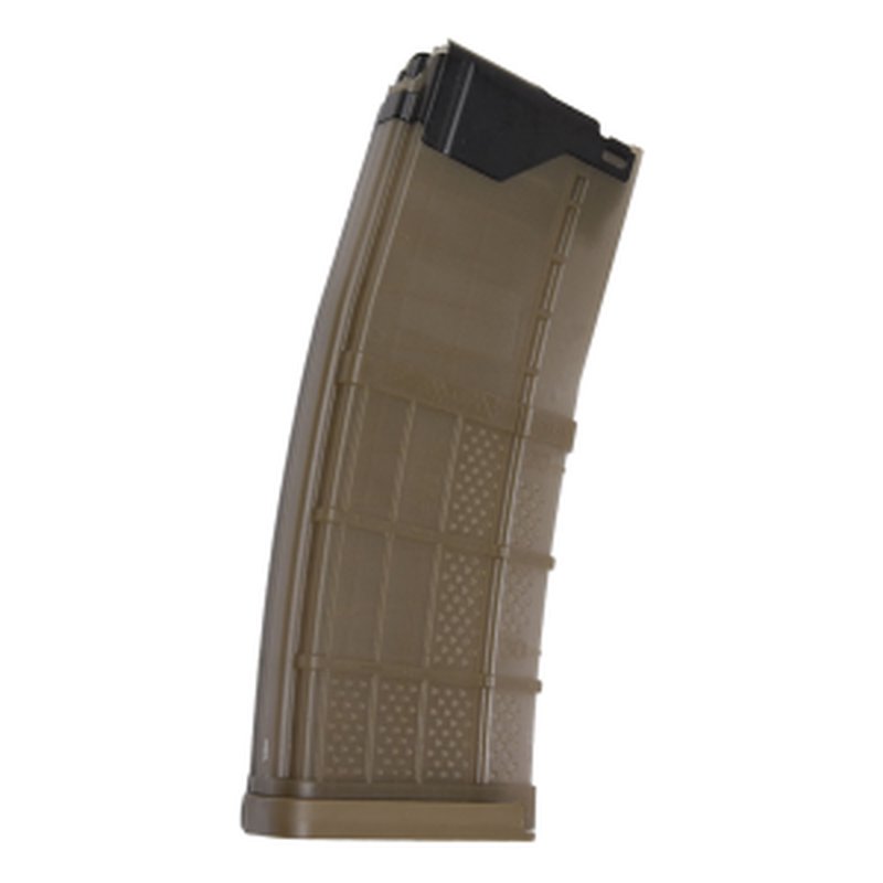 Lancer L5 Advanced Warfighter Magazine 30 Round 5.56 Translucent Dark Earth