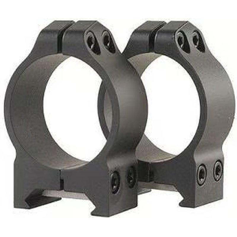 Warne 213S Maxima Steel Rings 30mm Weaver/Picatinny PA Low Silver