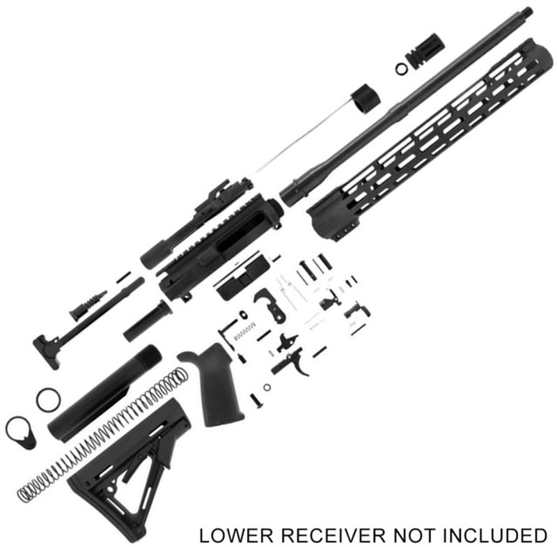 ABC RIFLE COMPANY AR-15 Rifle Build .223/5.56x45mm NATO 16in Barrel 15in M-LOK Handguard Upper Receiver Parts ARK15-TCML15-CTR