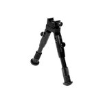 Leapers Shooters SWAT Bipod 6.2-6.7in Aluminum Bipod (Matte Black)