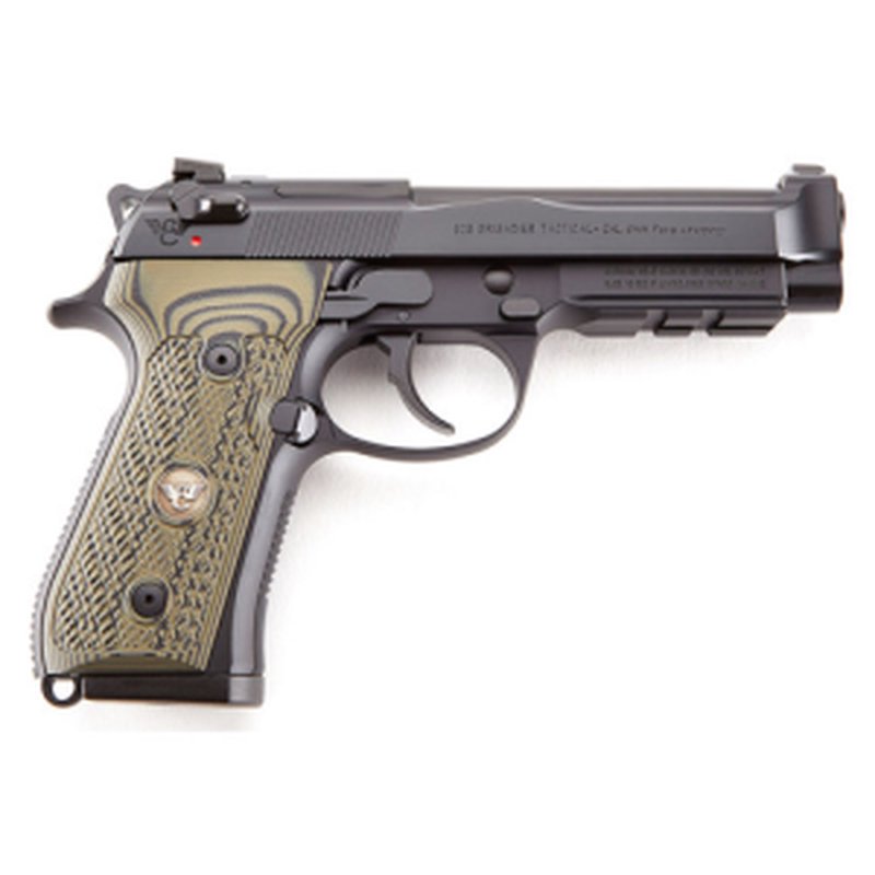 Wilson Combat 92G Brigadier Tactical 9mm Pistol 4.7 Inch Barrel 15-Round Black Dirty Olive