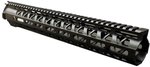 OpticsPlanet Exclusive Moriarti AR-15 15in M-LOK Diamond Cut Slim Profile Free Float Handguard