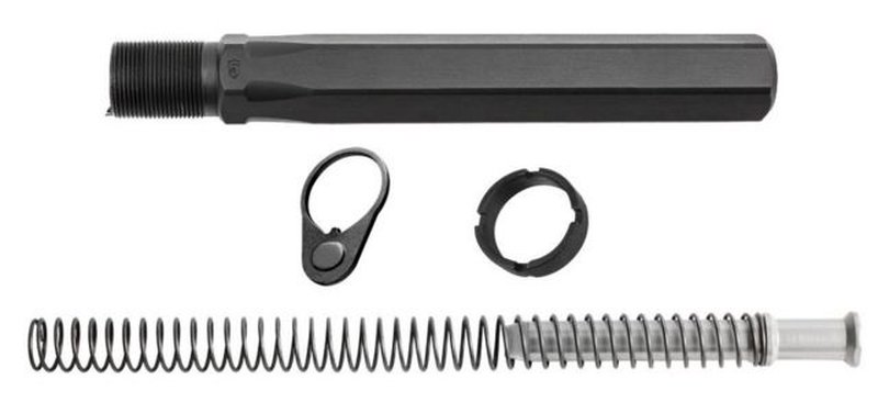 Phase 5 Weapon Systems Inc Hexone AR15 Rifle Buffer Tube Complete Assembly Black Medium