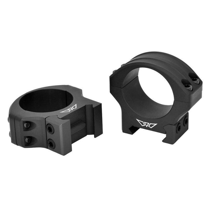 Warne HyperLite 30mm Scope Rings Low Matte MagnaFusion Alloy with Recoil Lug 8513M