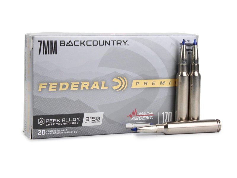Federal Premium 7mm Backcountry 170 Grain Terminal Ascent Ammunition