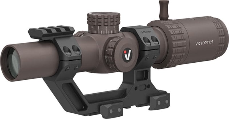 Vector Optics VictOptics S6 1-6x24 30mm Tube LPVO Rifle Scope w/ 1- Piece Extreme High Picatinny AR Mount Kit, Second Focal Plane