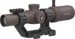 Vector Optics VictOptics S6 1-6x24 30mm Tube LPVO Rifle Scope w/ 1- Piece Extreme High Picatinny AR Mount Kit, Second Focal Plane