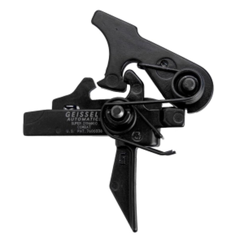 Geissele Automatics Super Dynamic Combat Trigger 05-165 Two-Stage Flat Bow Mil-Spec AR-15/AR-10