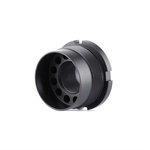 Dead Air P-Series Fixed Mount M18x1 for Ghost 45/Wolfman - Tactical Black - DA413