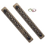 MLG Slim Line 6 Hole Rail Cover - Stipple - Hyena Brown