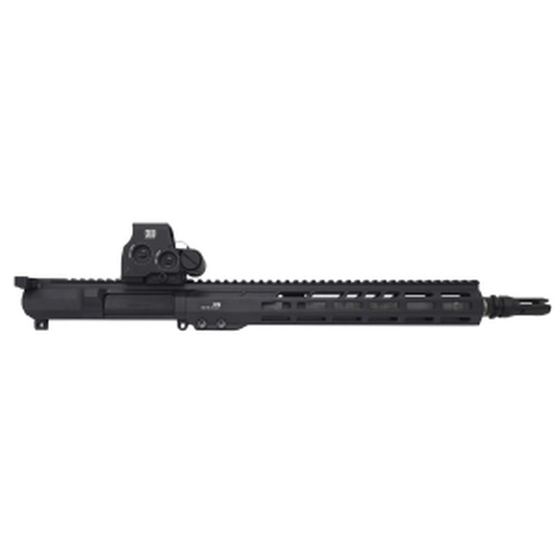 Blackout Defense 300 Blackout 13.9\" Barrel Pistol Length Gas Slick Side Blackout Black Upper Receiver w/ Eotech EXPS2-0