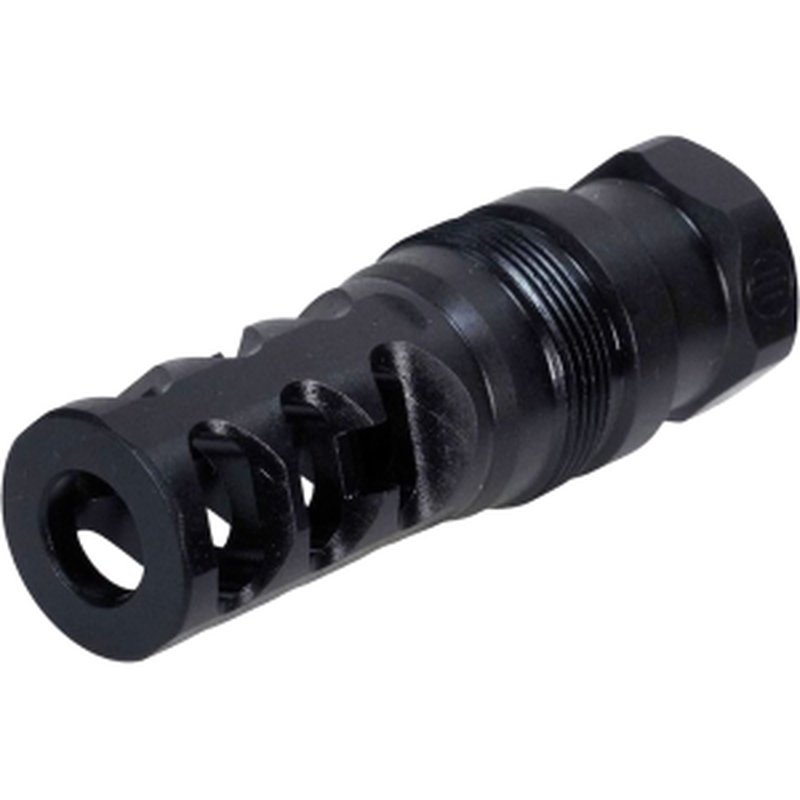 PWS FRC Compensator 223 Caliber 1/2"-28 Threads Flat 3-Port for 13.8 Barrel