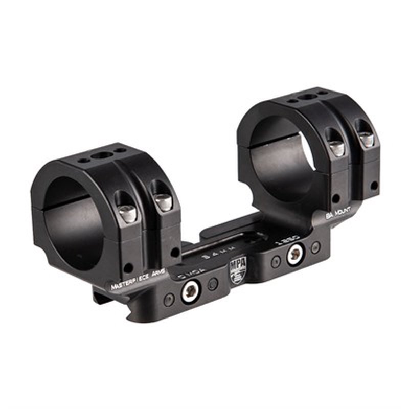 MPA Scope Mount BA 1-PC 34mm 1.250" 0 MOA Black