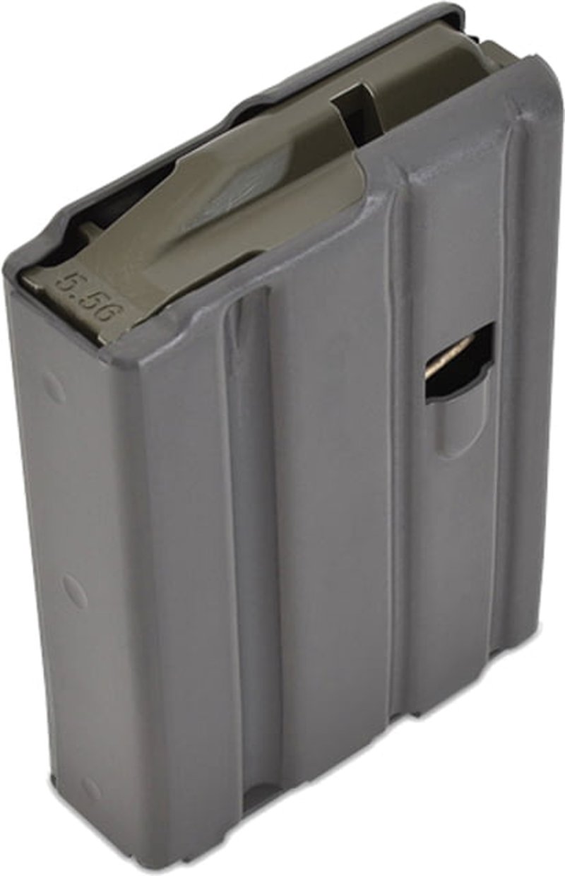 D&H Tactical 5.56x45 AR-15 Magazine 10-Round Aluminum Grey
