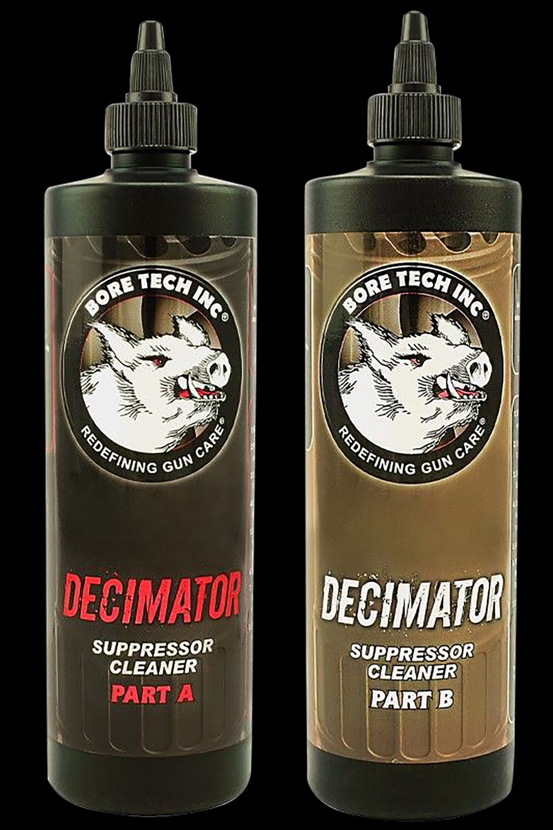 Bore Tech Decimator Suppressor Cleaner 16oz Two-Bottle Set