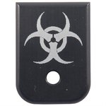 Smith & Wesson M&P Logo Extended Mag Pad for .45 ACP Bio-Hazard