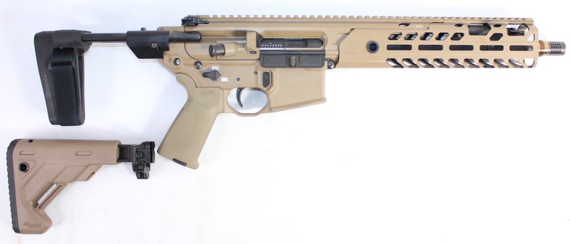 SIG SAUER MCX Virtus 5.56 NATO 11.5 Inch Barrel FDE Cerakote Brace Kit