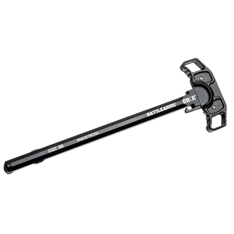 Battle Arms Rack Charging Handle, fits DPMS Pattern Rifles, Black, Ambidextrous