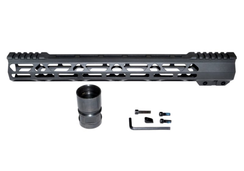 Presma AR-15 Super Light Slim Free Float M-LOK Handguards w/ Partial Top Rail