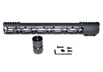 Presma AR-15 Super Light Slim Free Float M-LOK Handguards w/ Partial Top Rail
