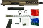 Ghost Firearms Upper Receiver, Pistol Lower Parts Kit, 5.56mm/.223, 10.5in, Carbine , Moly Barrel, 1-7 Twist, 9in M-LOK Free Float Hand Guard, A2 Flash Hider