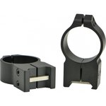 Warne 216M Maxima Fixed Ring Set 30mm Dia Extra High Steel Black Matte