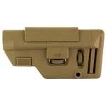 B5 SYSTEMS Collapsible Precision Stock w/ Long Cheek Riser | Coyote Tan