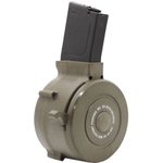 IVER JOHNSON AR15 .223/5.56 50rd Drug Mag Poly - OD Green
