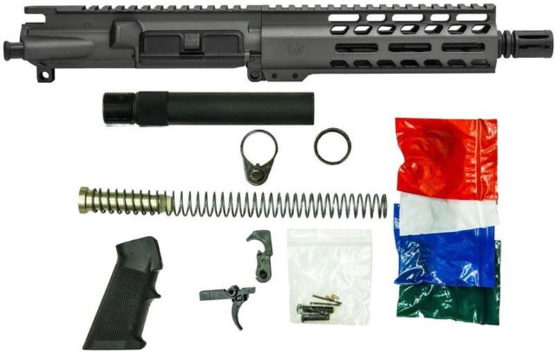 Ghost Firearms Upper Receiver, Pistol Lower Parts Kit, .300 Blackout, 10.5in Pistol, Moly Steel Barrel, 1-8 Twist, M-LOK Free Float Hand Guard