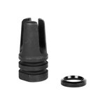 LBE Unlimited Three Prong Flash Hider 5.56 NATO 1/2x28 Steel AR-15 Compatible