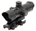 Leapers UTG 6in ITA Red/Green CQB Sight w/ Offset QD Mount SCP-TDTDQ, Color: Black, Battery Type: CR1620 3V, 12% Off w/ Free Shipping