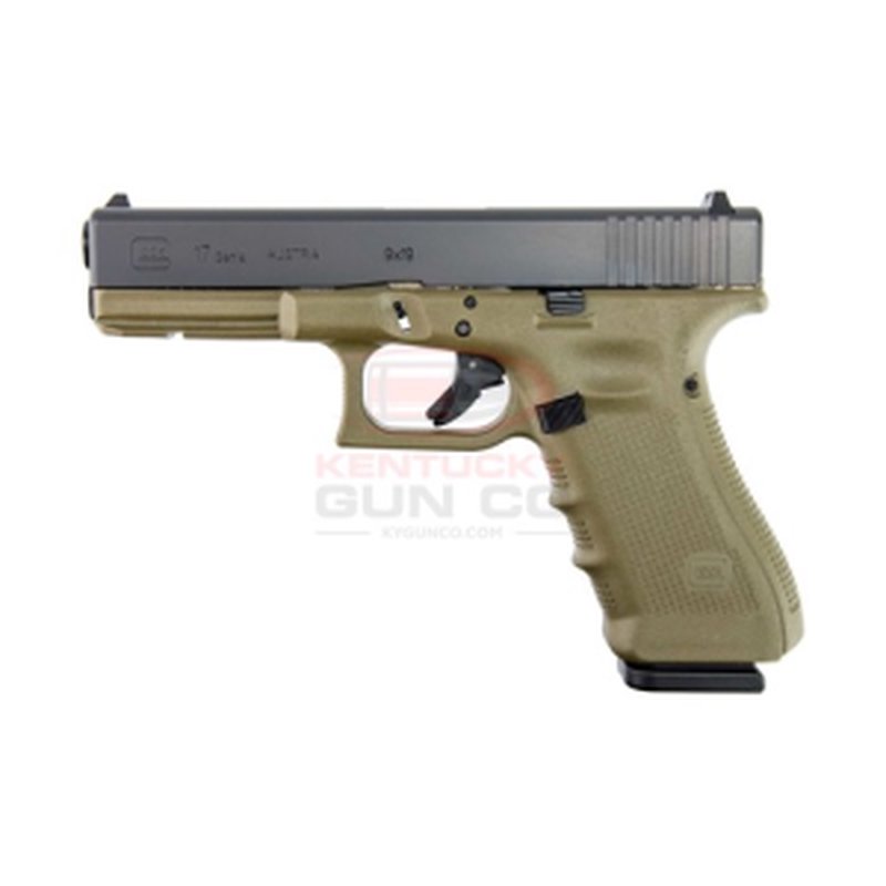 Glock G17 Gen 4 OD Green 9mm 17-Round 4.49"