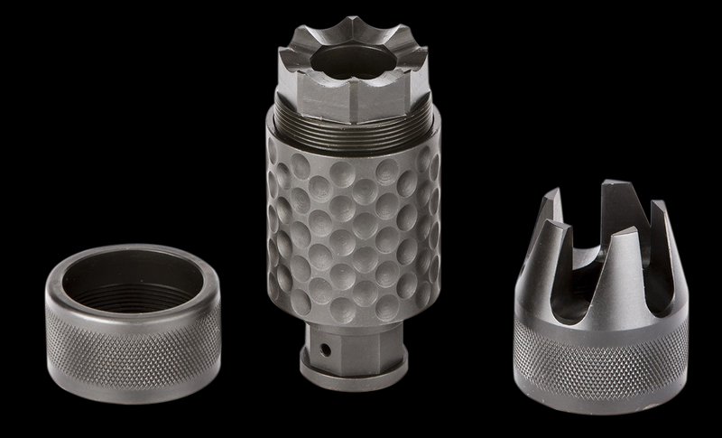 Spikes Barking Spider 2 Krinkov Muzzle Brake 5.56 NATO Black Nitride 1/2x28