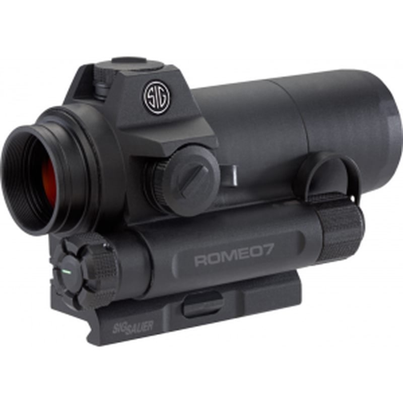 Sig Sauer Electro-Optics SOR71001 Romeo7 1x 30mm Obj Unlimited Eye Relief 2 MOA Black Matte
