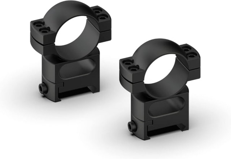 Monstrum Predator Series 7075-T6 Hard-Anodized Scope Rings (Black)