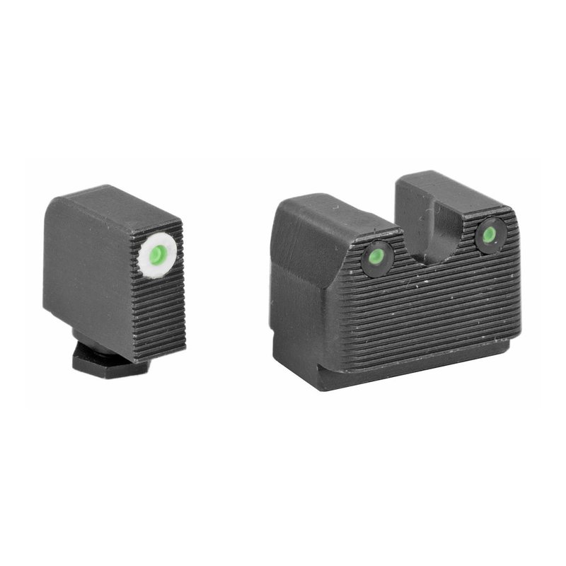 Rival Arms Tritium Night Sight Glock 17/19 MOS White Outline Stainless RA-RA3B231G