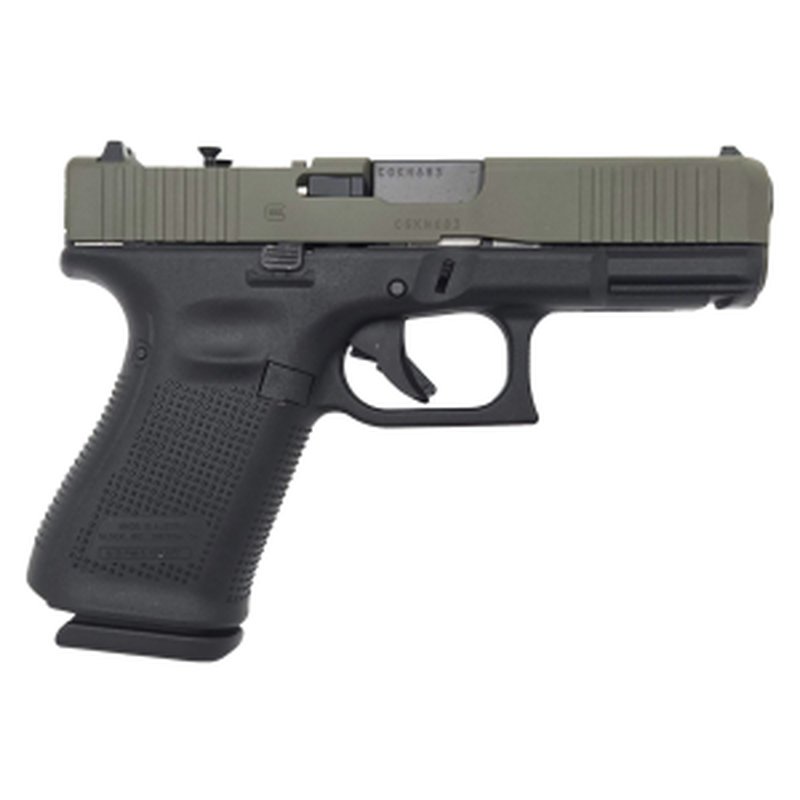 Defiant Machine Works Glock 19V 9mm RMR Cut OD Green Cerakote 4.02 in Pistol