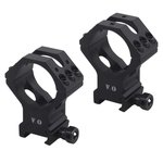 Vector Optics Tactical Rifle Scope Rings 35mm Tube Picatinny 40mm Height 6061-T6 Matte Black