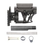 Luth-AR MBA-3 Adjustable Carbine Buttstock w/ 223/5.56 Buffer Assembly (Black)