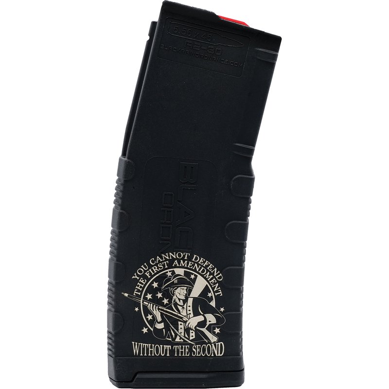 Black Rain Ordnance Second Amendment 30rds 5.56x45mm/.223 Remington, Black/Tan