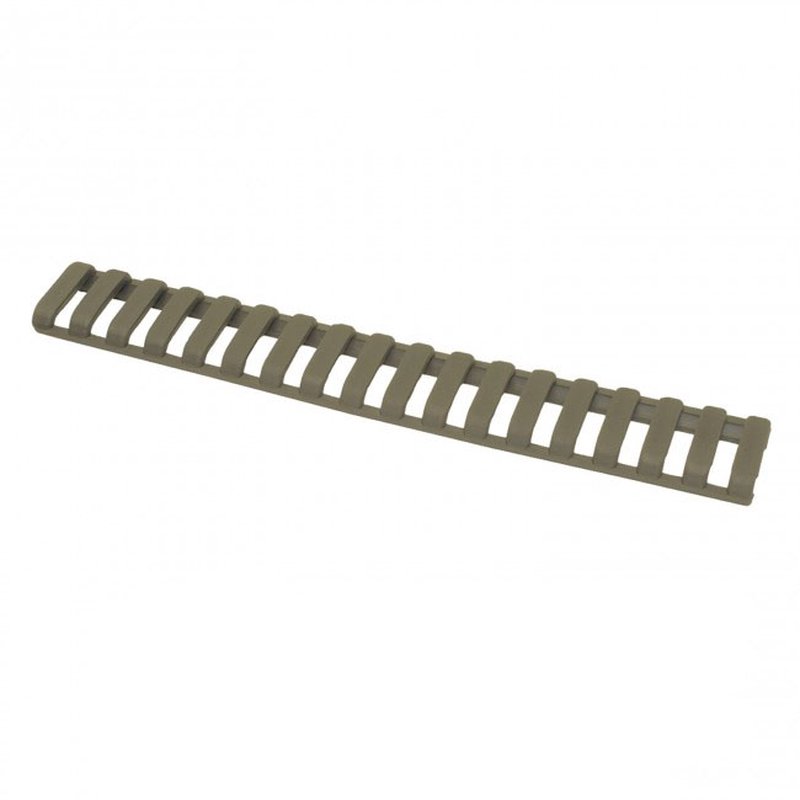 Ergo Grip Low-Pro 18-Slot Picatinny Ladder Rail Covers Dark Earth 4373-3PK-DE