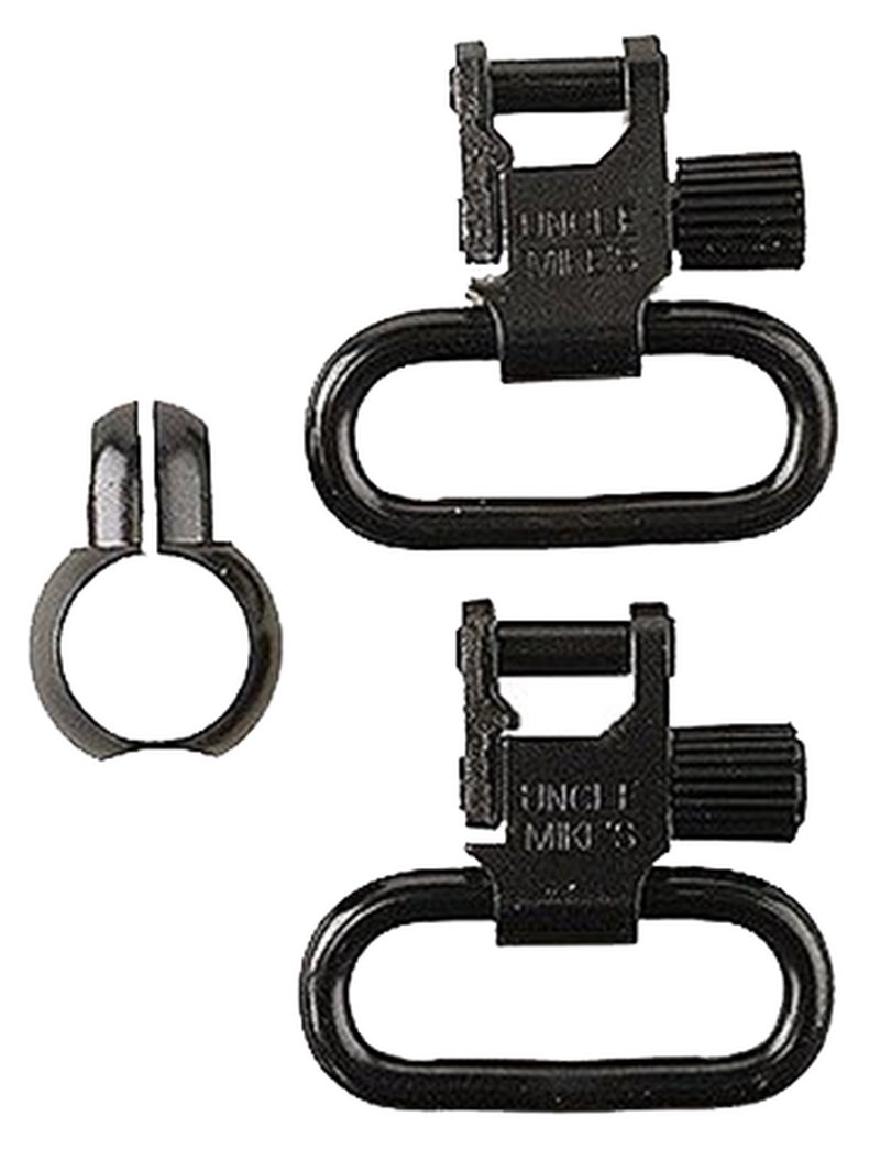 Uncle Mike's 1" Full Band Quick Detachable Super Swivel, Black - 13412