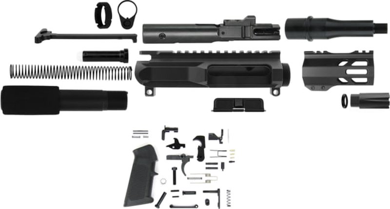 TacFire .45 ACP 4 inch Pistol Kit PK45ACP-LPK-4 Color: Black, Caliber: .45 ACP, w/ Free Shipping