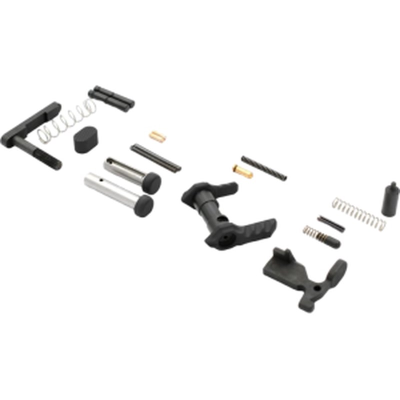 Timber Creek Outdoors Greyman Lower Parts Kit AR-Platform Black, MPN GLPKBL, CNC Machined Billet Aluminum.