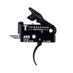 TriggerTech AR-9 Adaptable Short Two Stage Curved Black Trigger