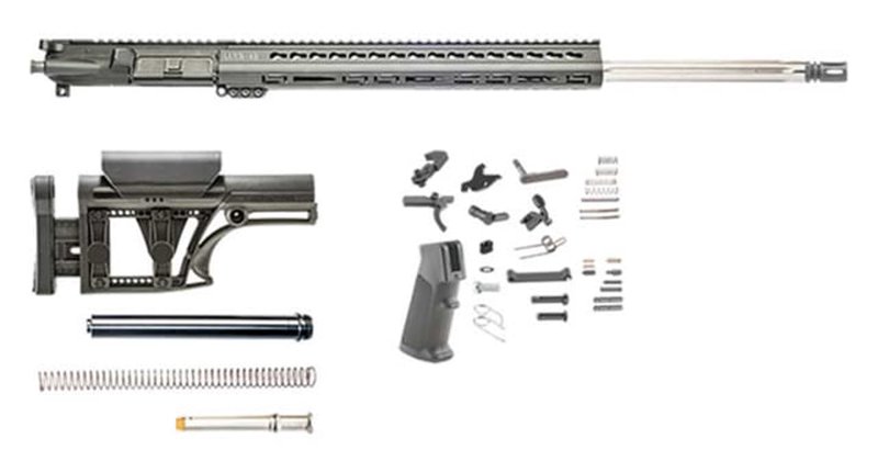 Luth-AR .223 Bull Rifle Kit Minus Lower Receiver w/Fixed Stock