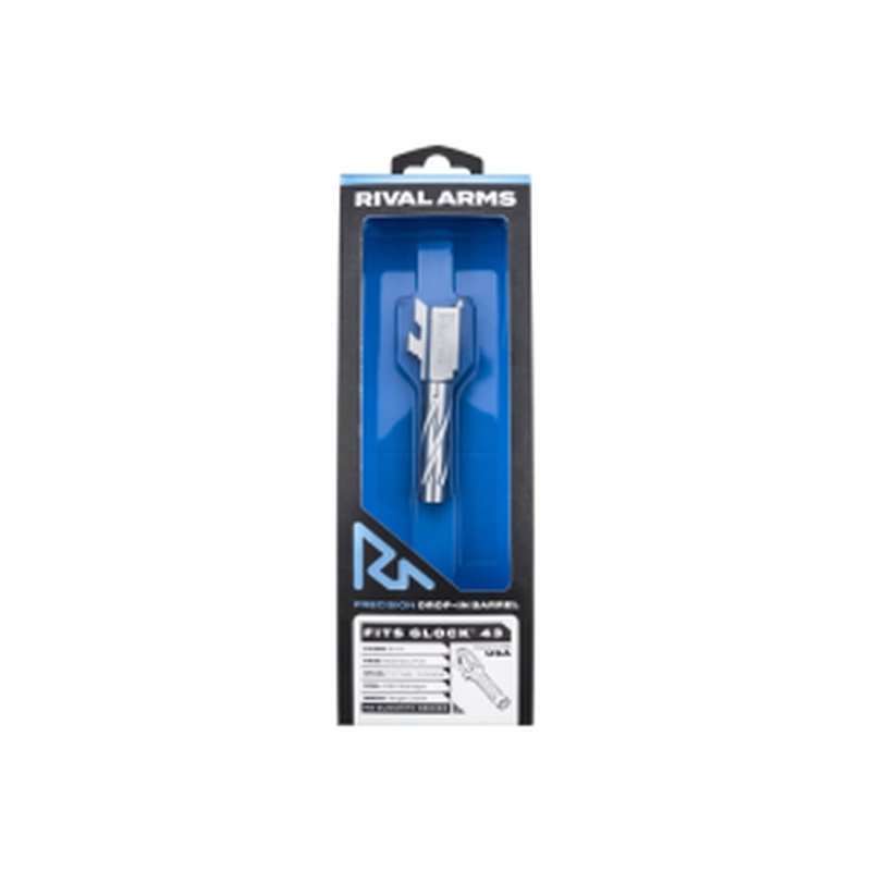 Rival Arms RARA20G301D V1 Stainless Steel Barrel - Compatible With Glock 43/43X Pistols