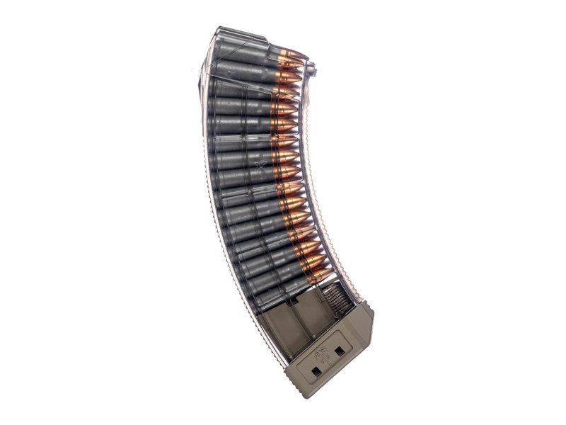 US Palm AK30R AK-47 Magazine 7.62x39 Polymer Clear/FDE