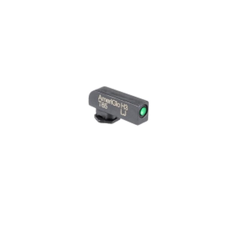 AmeriGlo Tritium Front Sight for Glock Green Tritium Black Outline